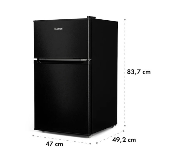 Двухкамерный мини-холодильник с морозильной камерой Klarstein Big Daddy Cool 87 л 10045775 УЦЕНКА