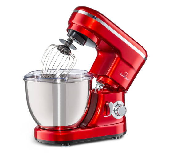 Кухонный комбайн, тестомес Klarstein Bella Mini 4 л 1200 Вт, красный (10037979)