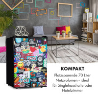 Холодильник Klarstein Cool Vibe 70+, 72 л черный (10045835)