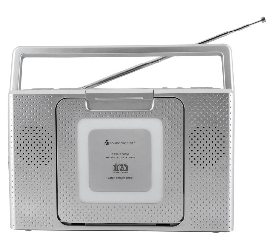 CD/MP3-радио для ванной комнаты с IPX4 защитой от брызг Soundmaster BCD480