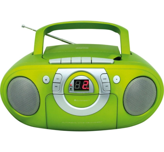 CD бумбокс Soundmaster SCD5100GR с FM-радио, зеленый