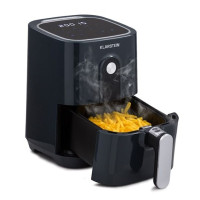 Фритюрница с горячим воздухом Klarstein Crisp-Pro Air Fryer 1400W, 2,8 л, черный (10040698)