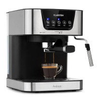 Кофемашина Klarstein Arabica 1050 Вт, 15 бар, 1,5 л черный/серебристый (10033729)