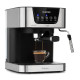 Кавоварка Klarstein Arabica 1050 Вт, 15 бар, 1,5 л чорний/сріблястий (10033729)