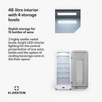 Винный холодильник Klarstein Shirley 15 Uno 10045342