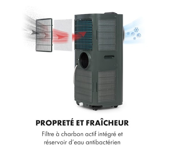 Портативный кондиционер Klarstein Kraftwerk Smart 10K, 29-49 м² (10034667)