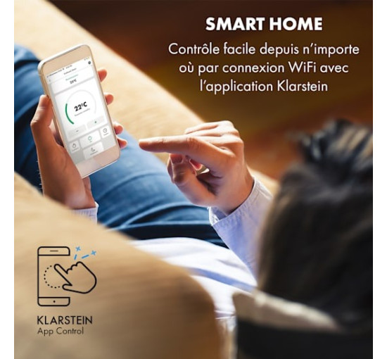 Портативный кондиционер Klarstein Kraftwerk Smart 10K, 29-49 м² (10034667)