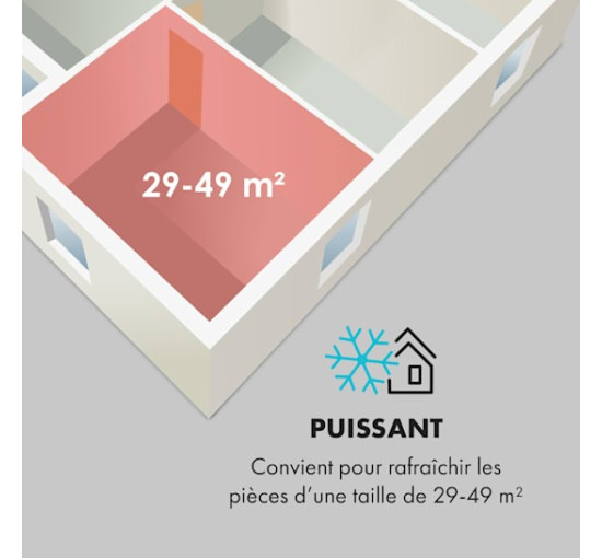 Портативный кондиционер Klarstein Kraftwerk Smart 10K, 29-49 м² (10034667)