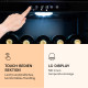 Винный холодильник Klarstein Barossa 54 Duo, 2 зоны 148 л, 54 бутылки, черный (10040058)