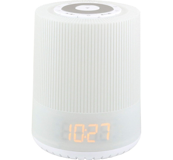FM-радіо-годинник зі світлом для настрою, нічником та лампою для читання Soundmaster UR230WE