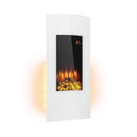 Электрический камин Klarstein Lamington LED подсветка, обогрев 2 кВт, пульт ДУ, белый (10038006) Электрический камин Klarstein Lamington LED подсветка, обогрев 2 кВт, пульт ДУ, белый (10038006)