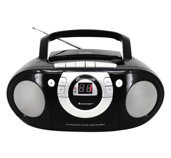CD бумбокс Soundmaster SCD5100SW с FM-радио, черный