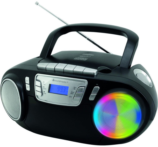 Радіо CD-програвач FM, USB, касета Soundmaster SCD5800GR з караоке-мікрофоном, зелений