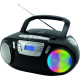 Радіо CD-програвач FM, USB, касета Soundmaster SCD5800GR з караоке-мікрофоном, зелений
