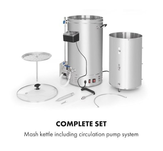 Пивоварня Klarstein Brauheld Pro Mash 35 л 2500 Вт 30-100°C (10034587)