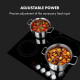 Керамічна варильна плита на 4 зони нагріву для кухні Klarstein EasyCook Domino 4500 Вт, чорний (10034604)