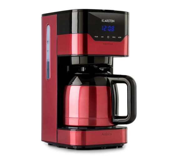 Капельная кофеварка Klarstein Arabica EasyTouch Control RED 800 Вт, красный (10035588)