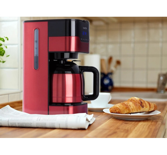 Капельная кофеварка Klarstein Arabica EasyTouch Control RED 800 Вт, красный (10035588)