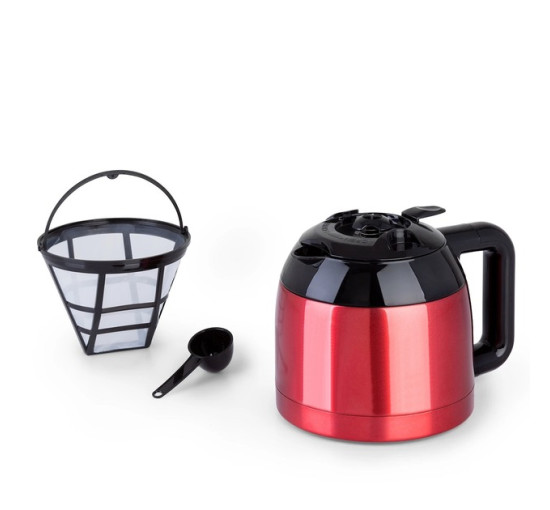 Капельная кофеварка Klarstein Arabica EasyTouch Control RED 800 Вт, красный (10035588)