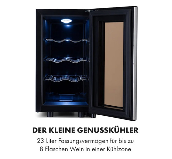 Винний холодильник Klarstein Reserva 8 Slim Uno 10035861