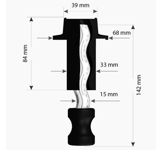 Шнек HydroTherm для насоса 4QGD 0.37