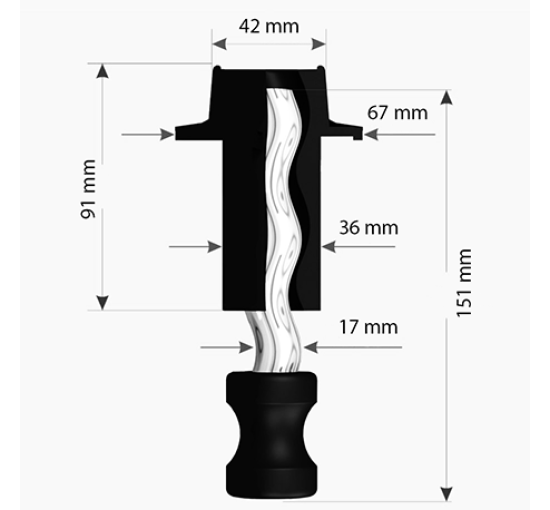 Шнек HydroTherm для насоса 4QGD 0.5