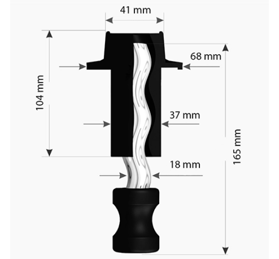 Шнек HydroTherm для насоса 4QGD 0.75