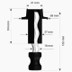 Шнек HydroTherm для насоса 4QGD 0.75