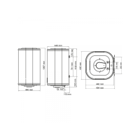 Водонагрівач ARTI WH Cube Dry 120L/2