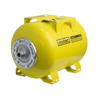 Гідроакумулятор горизонтальний сталевий Mytec 24 л