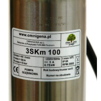 Свердловинний відцентровий насос Omnigena 4 SKM 100, 750 Вт, 230 В