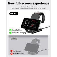 Беспроводная зарядная станция QKXC X3Pro 20 Вт, черный (my-19010)