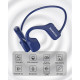 Беспроводные наушники SANOTO X2 с костной проводимостью, Bluetooth 5.2, синие (my-19003)