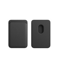 Чохол-гаманець Leather Wallet "JASTER" для iPhone з MagSafe чорний (my-8126)