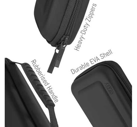 Чехол Orzly Carry Case дорожный чехол с карманами для аксессуаров и игр, совместимый с Nintendo Switch и новой консолью Switch OLED (my-16018)