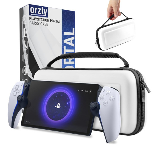 Чохол Orzly для перенесення пульта дистанційного керування PlayStation Portal для консолі PS5, білий (my-16016)
