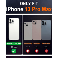 Чохол SHIELDON для iPhone 13 Pro Max 5G, чохол-гаманець з натуральної шкіри, магнітний чохол-книжка, чорний (my-13162)