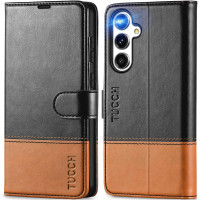 Чехол TUCCH для Galaxy S24 FE (6,7 дюйма) 5G, защитный магнитный чехол-книжка из искусственной кожи (my-13046)