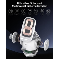 Индуктивная зарядная станция SwanScout для Samsung 3-в-1, зарядное устройство для Samsung S25 Ultra/S24/Z Flip 6/Z Fold 6, белый (my-13091)