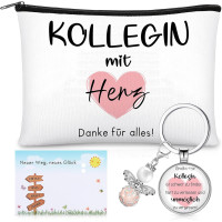 Прощальний подарунковий набір для колег Xuniea YW2725, косметичка, що надихає, брелок у вигляді ангела-охоронця з вітальної листівкою (my-16069)