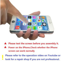 Сменный экран Brinonac для iPhone 8/SE 2020 4,7-дюймовый ЖК-дисплей с сенсорным экраном, сменная рамка ЖК-дисплея в сборе,  черный (my-13124)