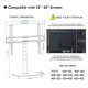 Універсальна настільна тумба під телевізор BONTEC із кронштейном для телевізорів 32–65 дюймів (my-13055)