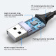 Адаптер MOSWAG USB аудиоадаптер для внешней звуковой карты с 3,5-мм стереоконвертером Aux, черный (my-16072)