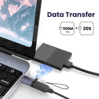 Адаптер Seminer Type-C Female на Micro USB Male підтримує синхронізацію даних, сумісний із Samsung Galaxy S8/S8+ (2 шт.) (my-16074)