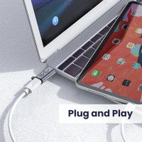 Адаптер Seminer Type-C Female на Micro USB Male поддерживает синхронизацию данных, совместим с Samsung Galaxy S8/S8+ (2 шт.) (my-16074)