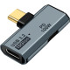 Адаптер Seminer зарядный USB C на два USB C-разветвителя Type C мощностью 100 Вт для iPhone 15 Pro Max, Google TV, серый (my-16073)