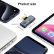 Адаптер Seminer зарядный USB C на два USB C-разветвителя Type C мощностью 100 Вт для iPhone 15 Pro Max, Google TV, серый (my-16073)