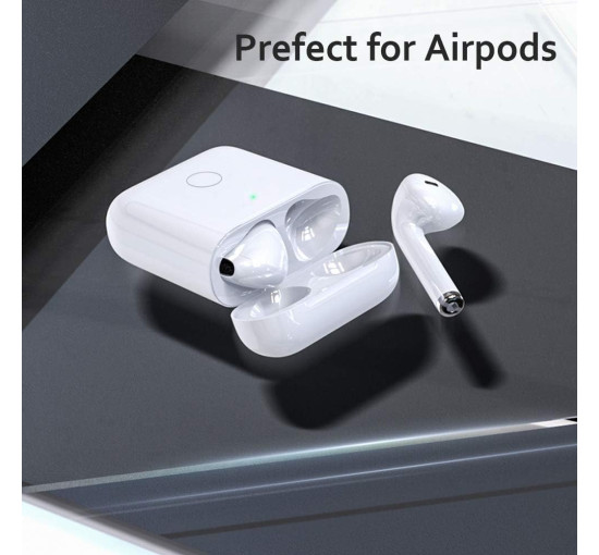 ANTAUGE Y006 Зарядный чехол для Airpods с кнопкой синхронизации, Белый (my-13092)