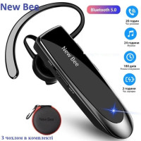 Беспроводная Bluetooth гарнитура New Bee LC-B41 с чехлом в комплекте (my-8114)