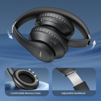 Беспроводные Hi-Fi стереонаушники с микрофоном Uliptz WH203A, 65 часов воспроизведения, черные (my-19007) Беспроводные Hi-Fi стереонаушники с микрофоном Uliptz WH203A, 65 часов воспроизведения, черные (my-19007)